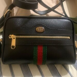 Gucci NWT Black Ophidia Collection Small Purse
